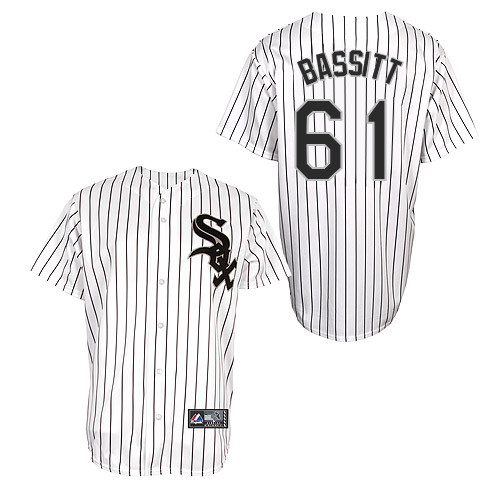 Chris Bassitt #61 Youth Baseball Jersey-Chicago White Sox Authentic Home White Cool Base MLB Jersey